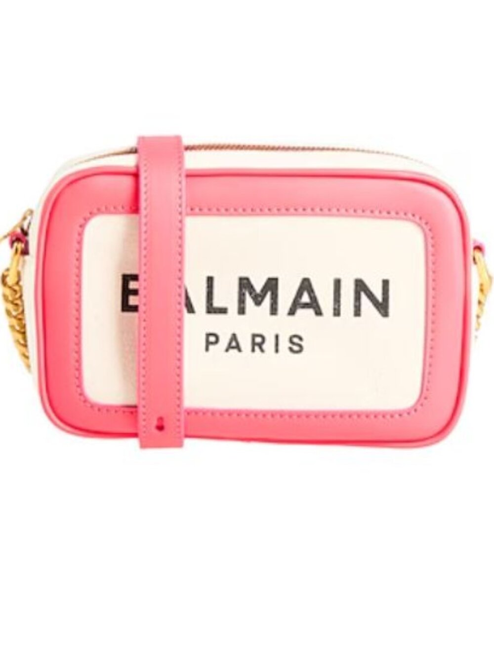 Balmain B-Army Small Camera Bag Natural Cream Pink - Picture 2 of 11